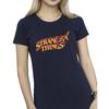 Netflix Womens/Ladies Stranger Things Logo Breaking Cotton T-Shirt
