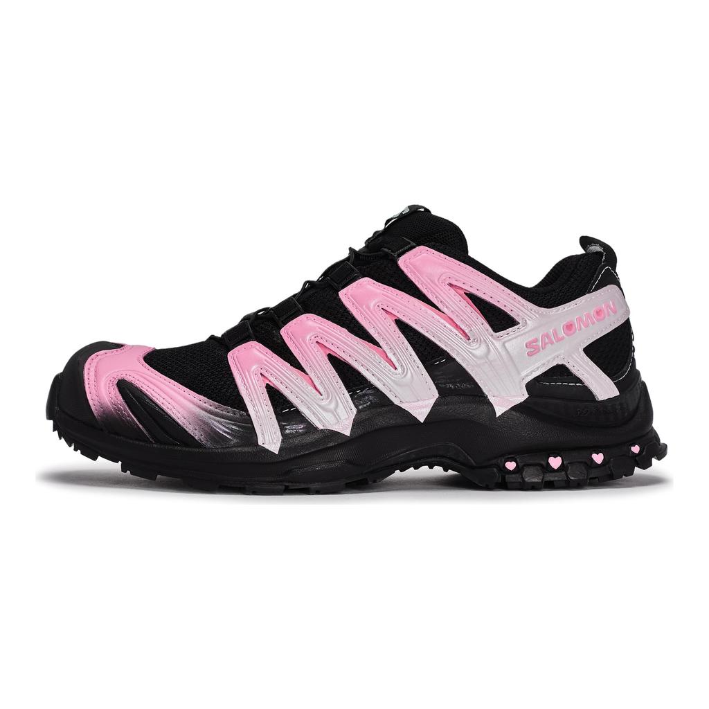 SALOMON XA PRO 3D 811 Производство, Лапка Кошки Милашка Низкие Походные Ботинки Унисекс Черный Розовый Серебристый 491274(Team80-S-BOX)