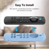 Силиконовый защитный чехол для пульта ДУ TV Stick 4K Точная посадка Противоскользящий захват Варианты разных цветов Пылезащитная конструкция Ремешок