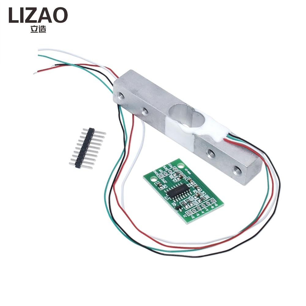 LIZAO Цифровой тензодатчик Весовой датчик 1 кг 1 кг 11 кг 11 кг + Весовой АЦП модуль HX711 для Электронных кухонных весов DIY
