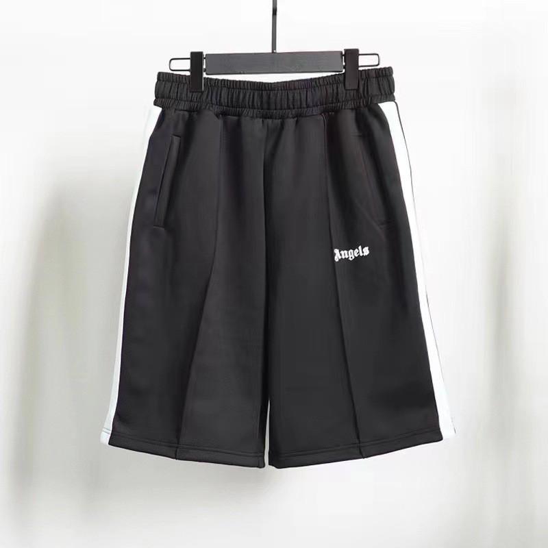 Mens Cotton Striped Sporty Shorts With Drawstring Waist Lightweight Casual Pants Teens Adults