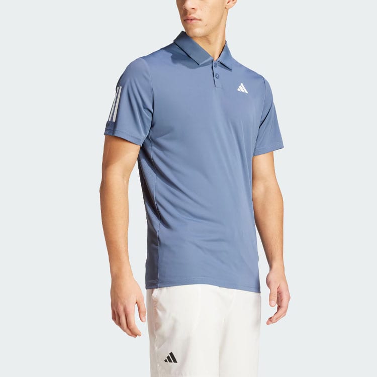 adidas Поло Club 3 Stripes Поло Мужское Синее IY3216