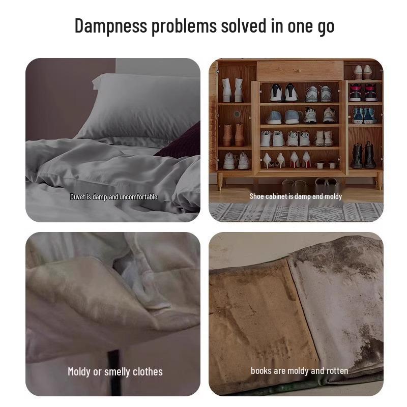 Anti-Mold Dehumidifying Bag for Moisture Absorption In Dorms, Homes & Wardrobes