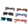 Frameless Trimmed Sunglasses Fashion Sunglasses Adult Sunshade Glasses Sunglasses