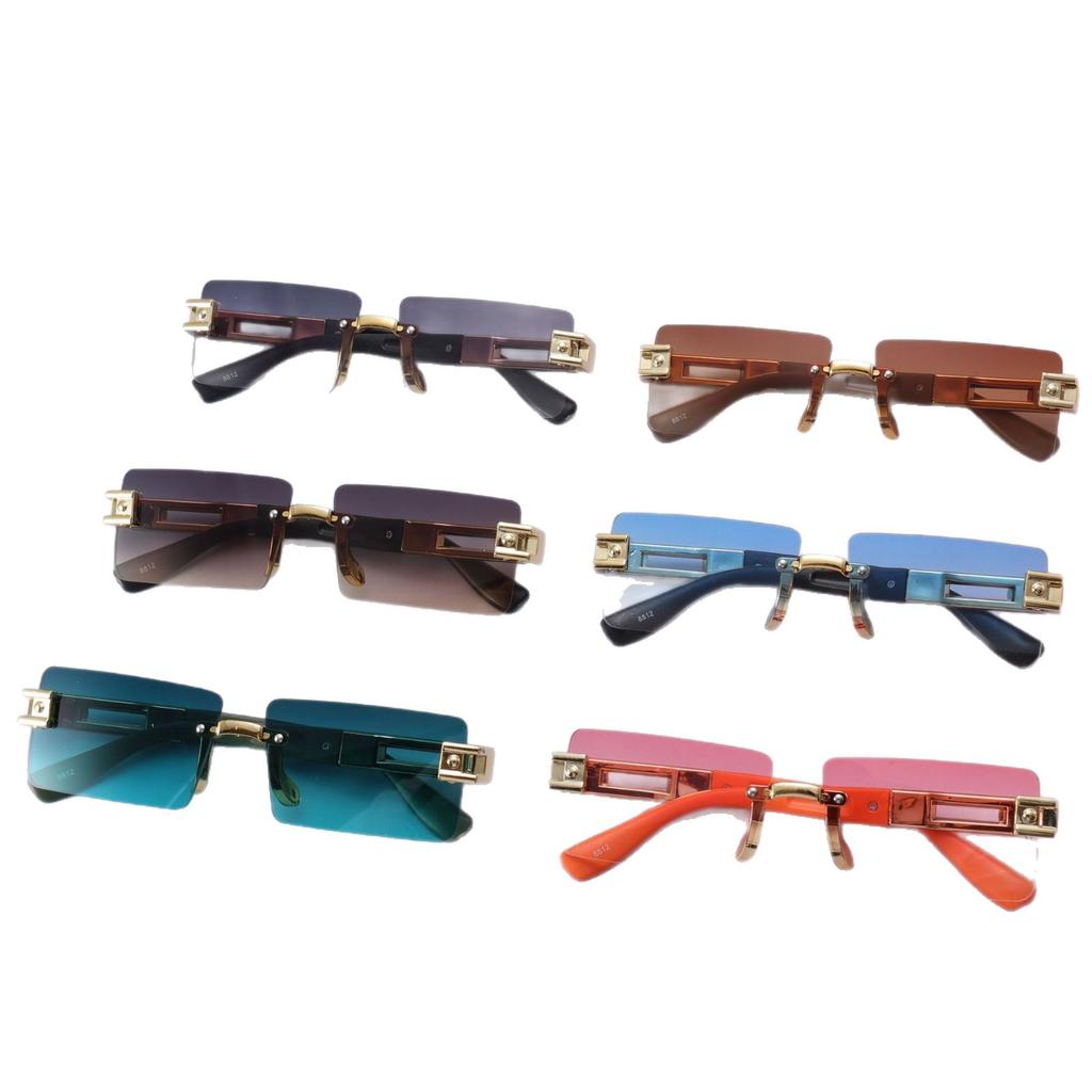 Frameless Trimmed Sunglasses Fashion Sunglasses Adult Sunshade Glasses Sunglasses