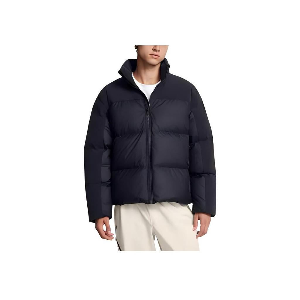Under Armour Limitless Training Series Stand Collar Warm Comfortable Jacket Down Coat Men Jacket Black 1384653-001