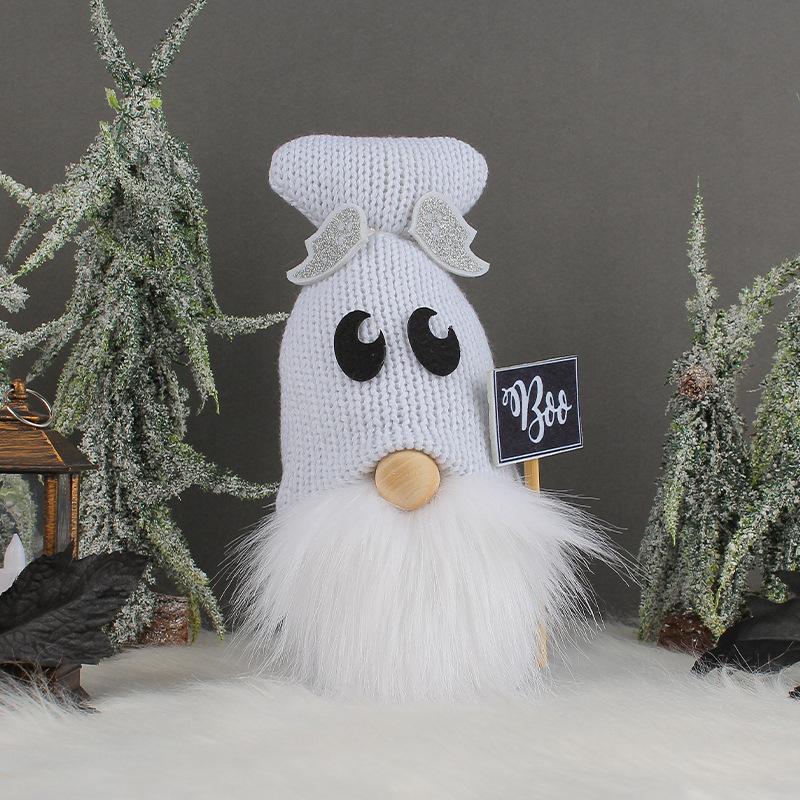 Wan St. Rudolph Doll Ornament Creative Luminous Old Man Doll Ghost Festival Party Decorative Props