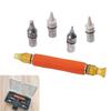 Car Body Dent Repair Magnetic Pen with Knocking Leveling and 4 Replacement Tips for Easy Dent Removal and Repair