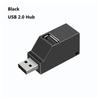 USB 3-Port Direct Plug Splitter: 2.0 + 3.0 Portable Mini Hub