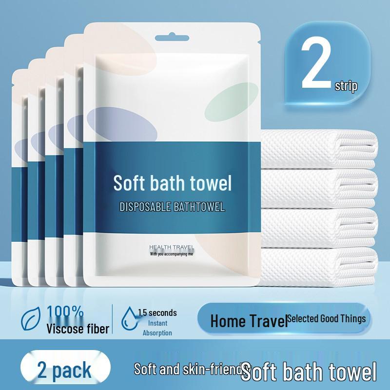 Individually Wrapped Extra Large Thick Compressed Cotton Travel Towels