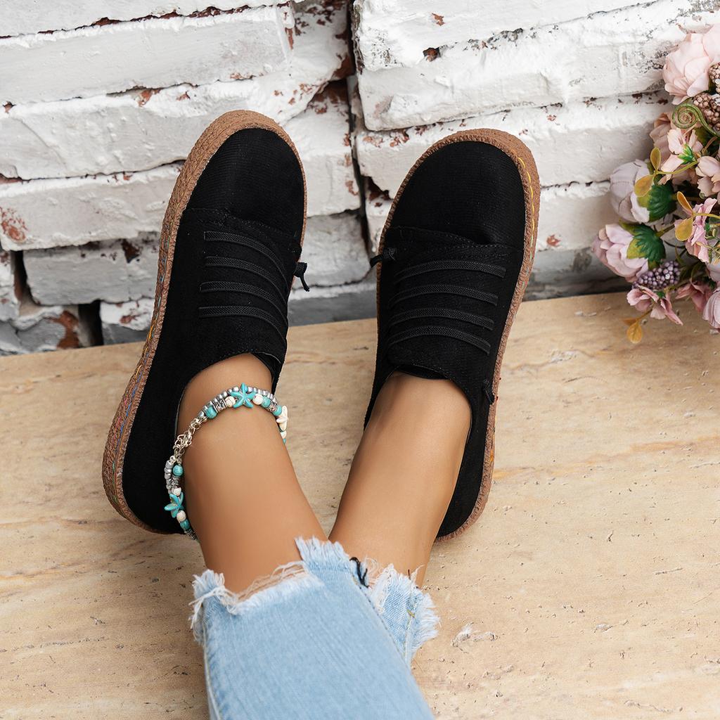 Casual Shoes 2025 Spring New Fashionable Breathable Walking Flats Women's Lightweight Vulcanized Shoes