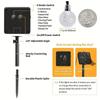 20/50/100 LED Solar Lights String Fairy Crystal Ball Lamp Waterproof Solar Patio Light 8 Mode Christmas Decor For Outdoor Garden