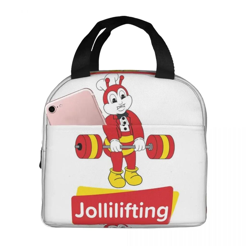Jollibee Pride Insulated Lunch Bag for Women Children Portable Food Boxes Thermal Lunch Box Tote