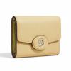 Tory Burch Robinson Tri-Fold Design Leather Wallet Small Women wallet Butterscotch 165002-200