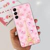 Чехол для Samsung Galaxy A05s SM-A057F Милый мультяшный чехол с кошкой Прозрачный силиконовый чехол для телефона для Samsung A05s A 05s Мягкий бампер