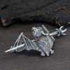 1pc Exquisite Vintage Silver Hairpin Bat Detailed Gothic Animal Dark Style Unique Statement Jewelry Alternative Fashion Peculiar