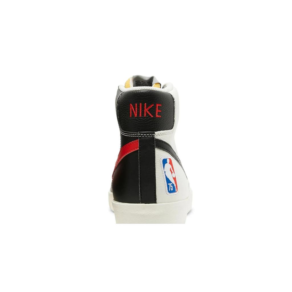 Nike Blazer Mid '77 EMB '75th Anniversary - Trail Blazers' (Unisex) Sail / Chile Red / Sail / Black Skate Shoes DD8025 101