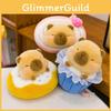 Capybara Plush Lovable Doll With Doughnut Design For Kids Decoration Room