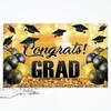 Congrats Grad Graduation Season Background Bachelor Hat Happy Graduation Banner  Photo Booth