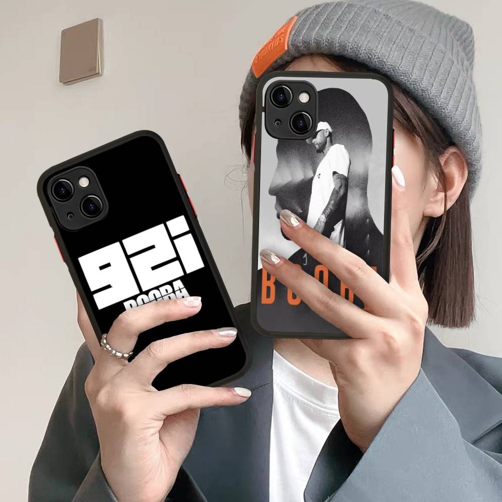 Rapper B-Booba Silicone Case For IPhone 16 15 14 13 12 11 Pro Max Plus X XS MAX Shockproof Matte Cover