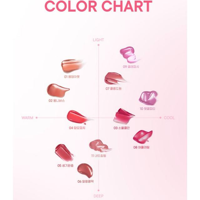 Peripera Water Bare Tint 3,7 г 11 видов / 07 Mute Paradise / 08 Pure Pink