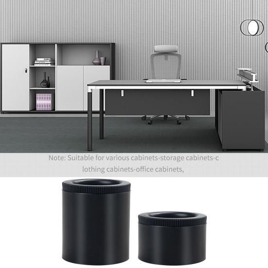 Ножки для шкафа, 4 шт./компл., износостойкие, сильная несущая способность, АБС-пластик, круглая регулируемая по высоте мебельная ножка для дома