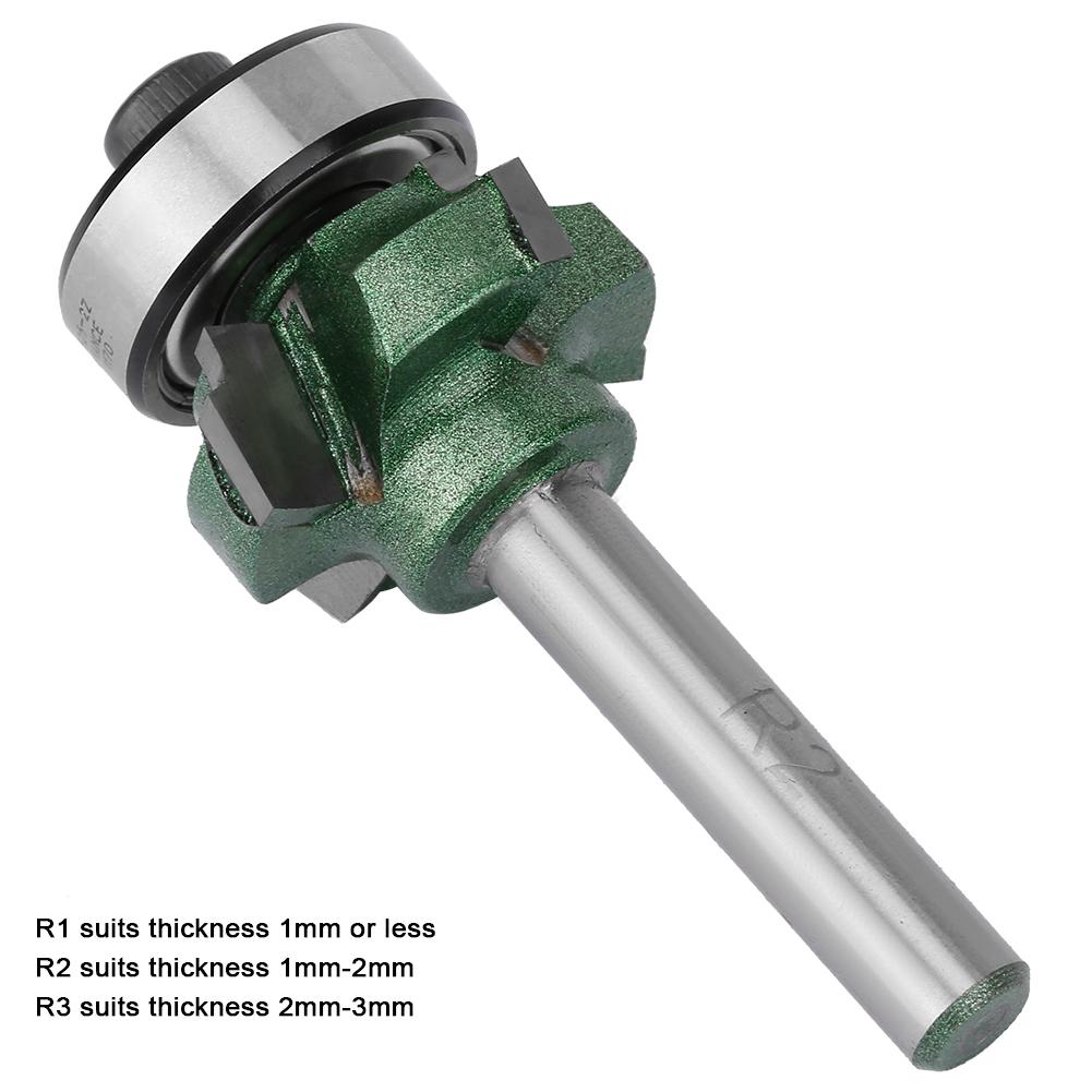 Edge Trimmer Router Bit R1/R2/R3 Woodworking Milling Cutter 4 Teeth Trimming Cutter Edge Trimmer Router Bit