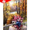 Алмазная картина Цветочная и лесная вышивка Стразы Алмаз