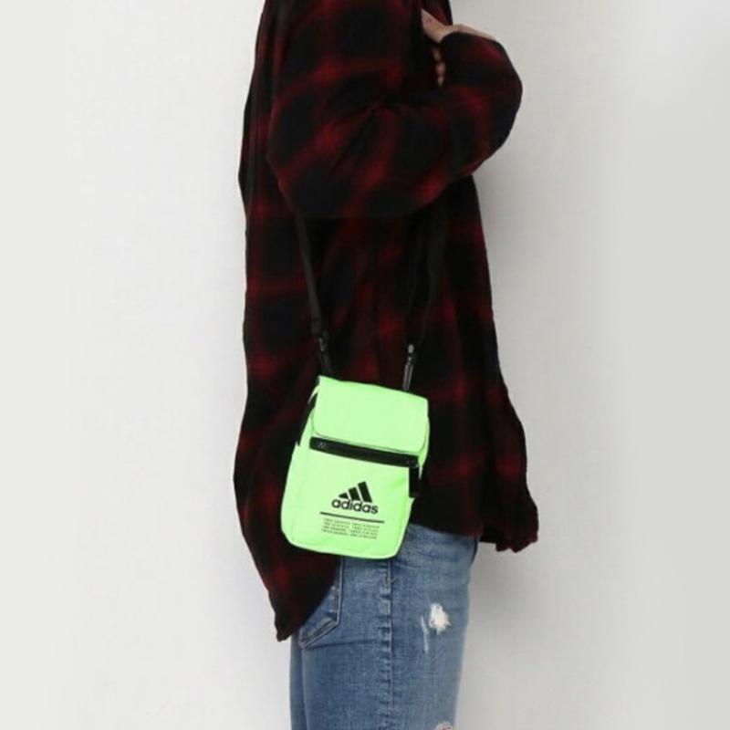 Adidas Polyester Crossbody Bag Regular Unisex Green Adidas GH5278