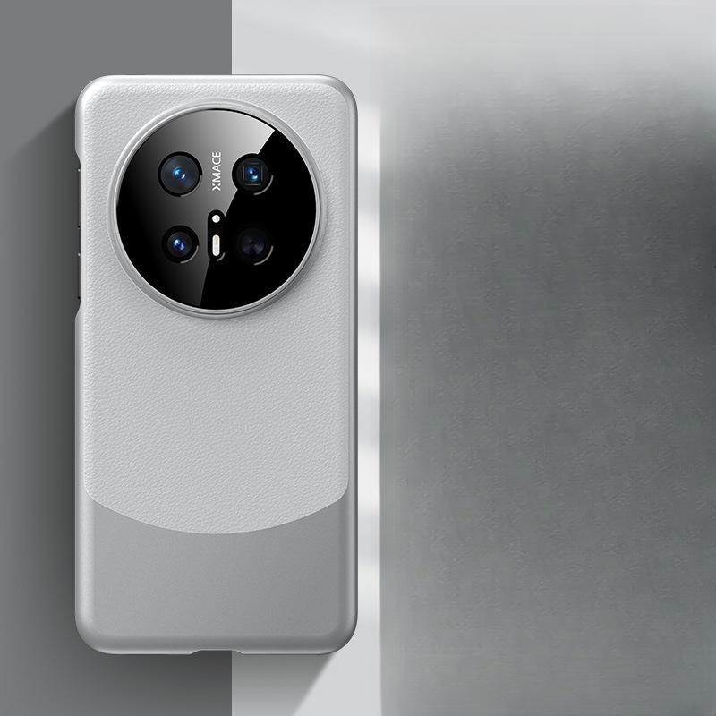 A High-end M70rs All-inclusive Anti-drop Plain Leather Case Suitable for Huawei Mate70pro Phone Case Assembly