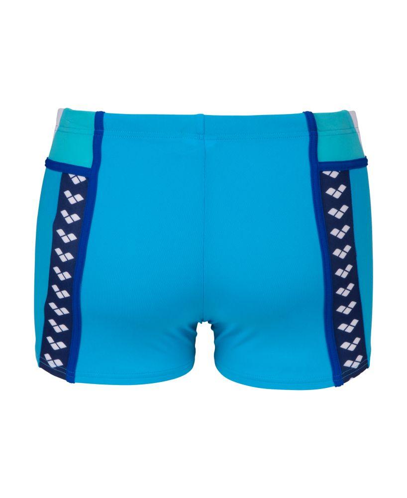 Arena Stroje Pływackie Men's Icons Swim Short Panel Turquoise Water White Neon Blue 006752/888 D5 85