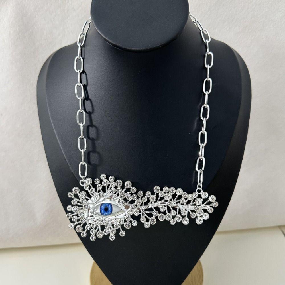 Брендовое Модное Колье-Заявление Великолепное Массивное Колье Показать Глаз Подвеска Брошь Заявление