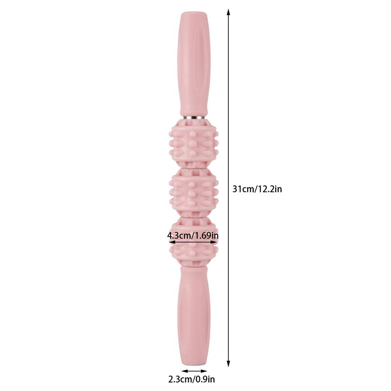 Тонкая массажная палочка для ног «Волчьи зубы» роликовая фитнес-палочка для фасции ног ролик для расслабления мышц ног растяжка для йоги для икр