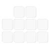 10pcs Double Sided Adhesive Tape Square Shaped Transparent High Viscosity Wall Sticker for Home Use