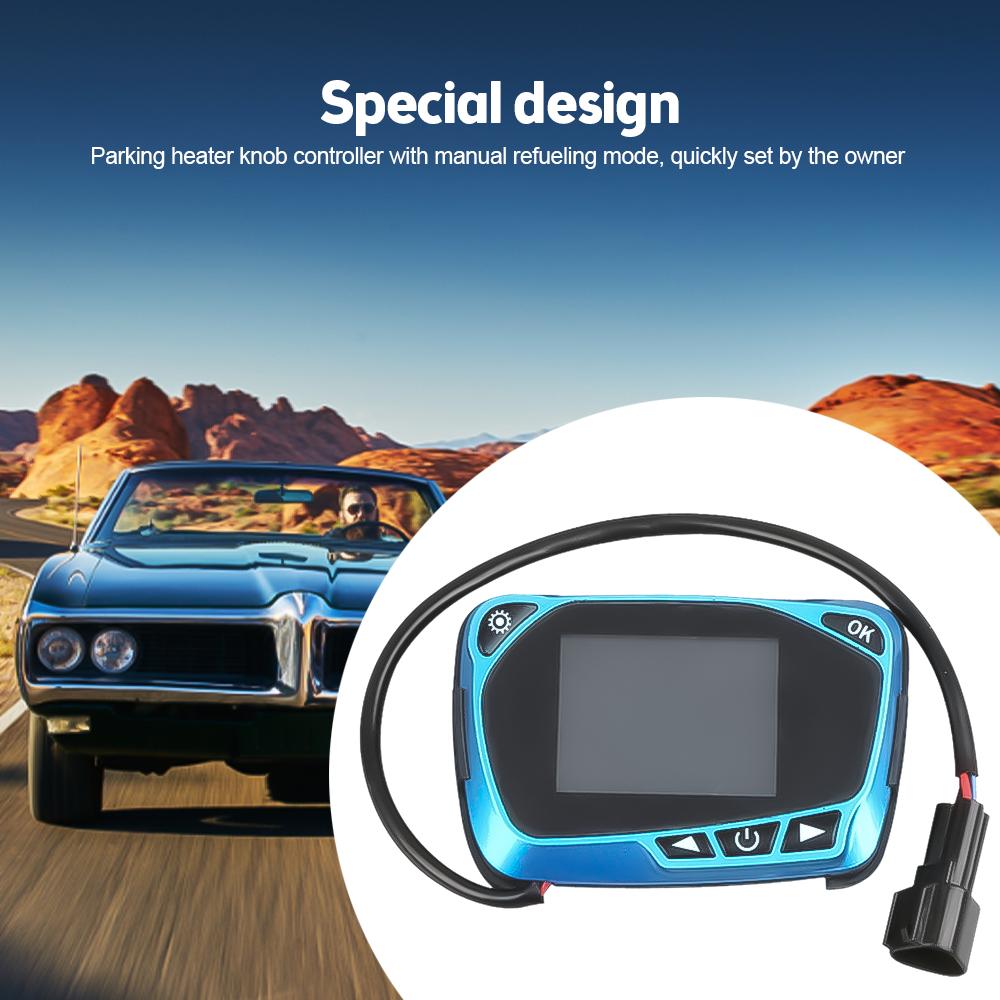 Parking Heater LCD Display Thermostat Monitor Switch / Remote Controller 12V 24V For 5kw/8kw Car Heater Parking Diesel Heater