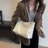 Stylish Korean Trendy Womens Tote Bag 2023 Winter New Chain Crossbody Bag