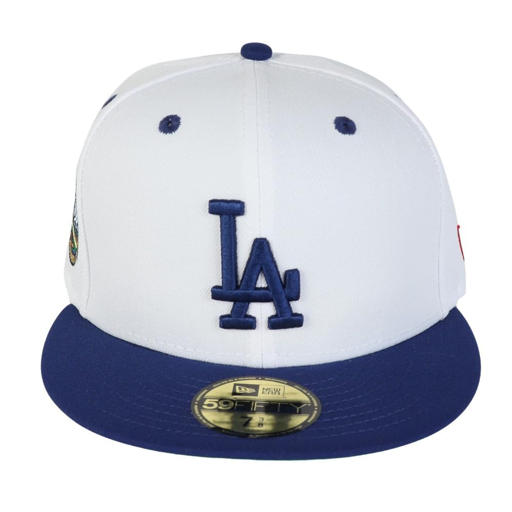 Кепка New Era 59FIFTY с боковым патчем, MLB, LA Белая/Темно-синяя, 7 3/4 дюйма, 5950 DOD PACK SP LOSDOD WHI DROY, 14388863, NER36C9817