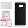 apgo Защитная наклейка-скин для задней панели, совместимая с Samsung Galaxy S6 Edge Plus SM-G928F, Пленка-обертка, Фольга, Винил - Узор Карбон Черный