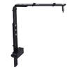 Aquarium Light Holder Stable Support Easy Installation Aluminum Alloy Fish Tank Light Hanging Bracket Black