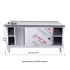 Jing Yu Heng 304 Stainless Steel Sliding Door Kitchen Workbench