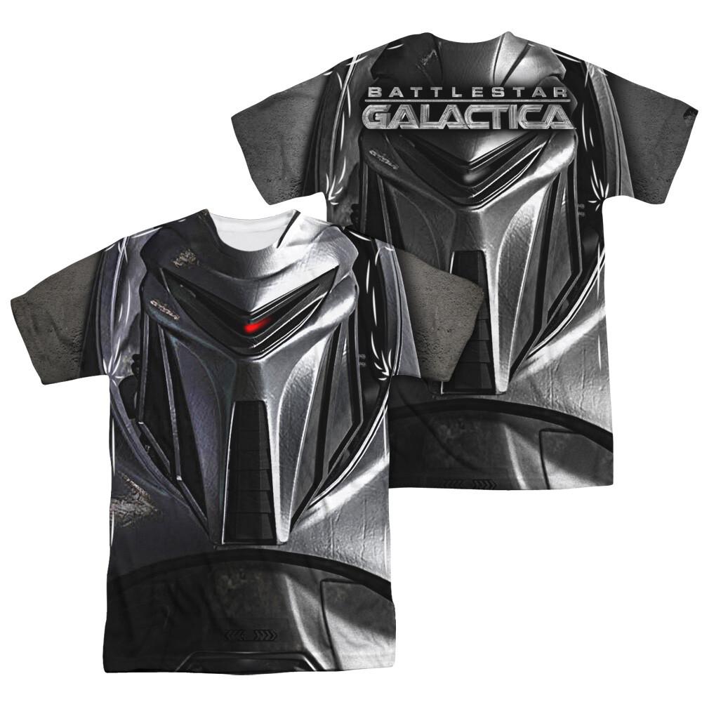 Battlestar Galactica Cylon Face Dye Sublimation T-Shirt