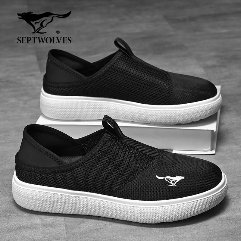 SEPTWOLVES Мужские дышащие сетчатые слипоны для ходьбы