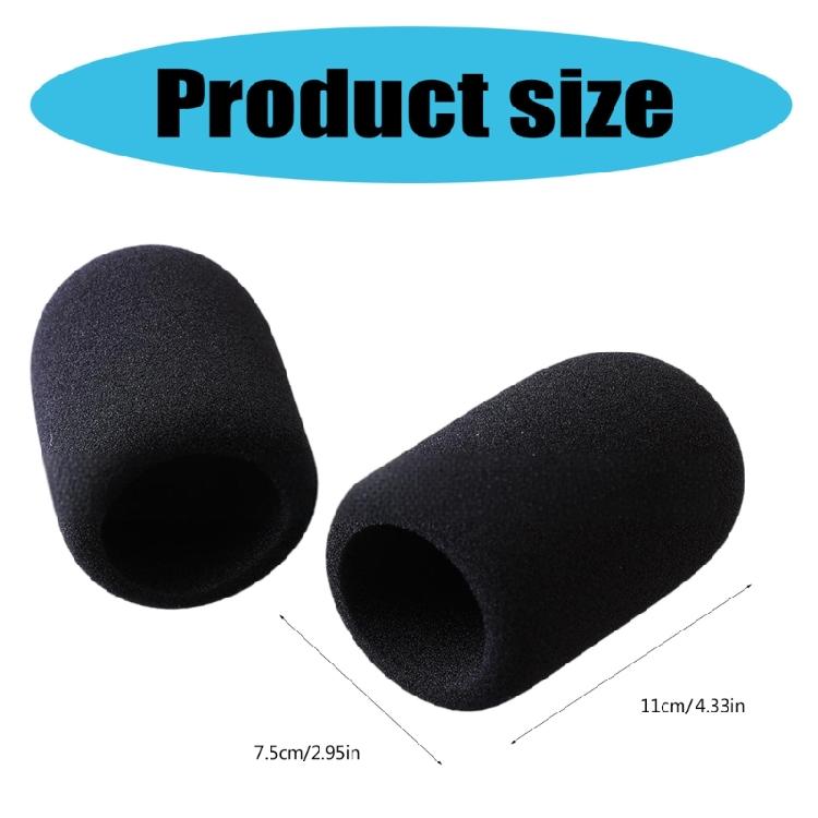 Studio Microphones Isolation Sponge Cover Replacement Windscreen Windshield Wind Muffs Wind Screen Cover