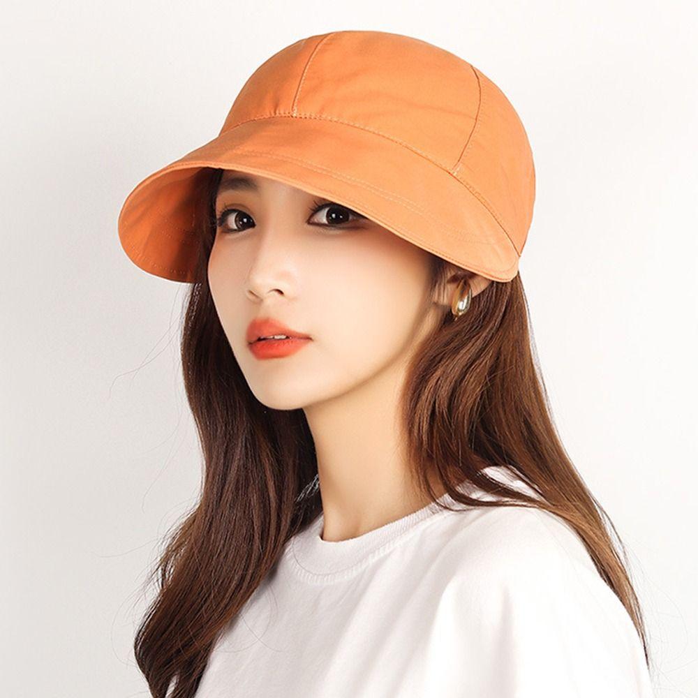 Пляжные кепки с широкими полями, быстросохнущие козырьки с хвостиком, летняя панама для мужчин и женщин