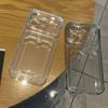 Ударопрочный Чехол-Карман с Отсеком для Карт Для iPhone 17 13 12 11 Pro Max 17 Air Прозрачные Чехлы Для iPhone 16 15 14 Plus Обложка