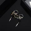 Artistic Cone Drop Earrings Punk Style Tassels Dangle Earwear Lightweight Alloy Jewelry For Women Daily Party