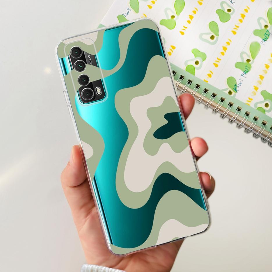 Для Huawei P Smart 2021 Чехол PPA-LX1 PPA-LX2 Новый Модный Расписной Чехол Мягкий ТПУ Чехол для Телефона Для Huawei Y7a Psmart 2021 Coque Capa