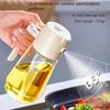 New 470ml Oil Spray Pot 2-in-1 Plastic Household Kitchen Oil Bottle Nebulizing Mist Filling Cooking Oil Spray Pot Dual Use