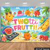 2D Twotti Frutti Фон для фотосессии на 2-й день рождения