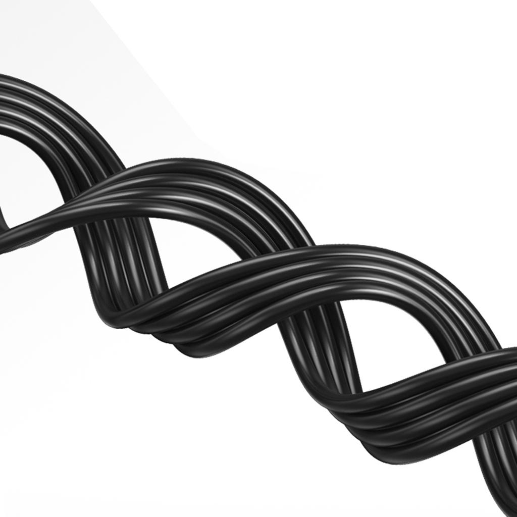 Кабель передачи данных USB 2.0 - Type C, 2 А, быстрая зарядка, скорость передачи данных 480 Мбит/с, плоский провод, колено 90 градусов для планшетов и телефонов